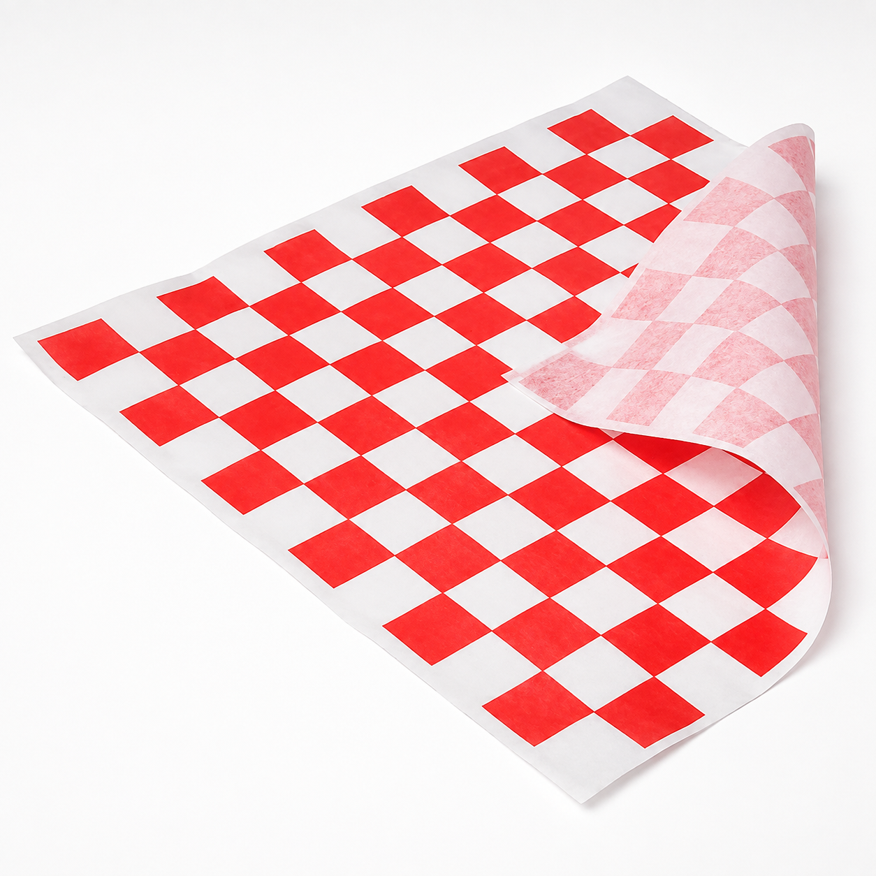 Papel Grado Alimenticio Cuadriculado Rojo 1000 piezas 30 × 30 cm