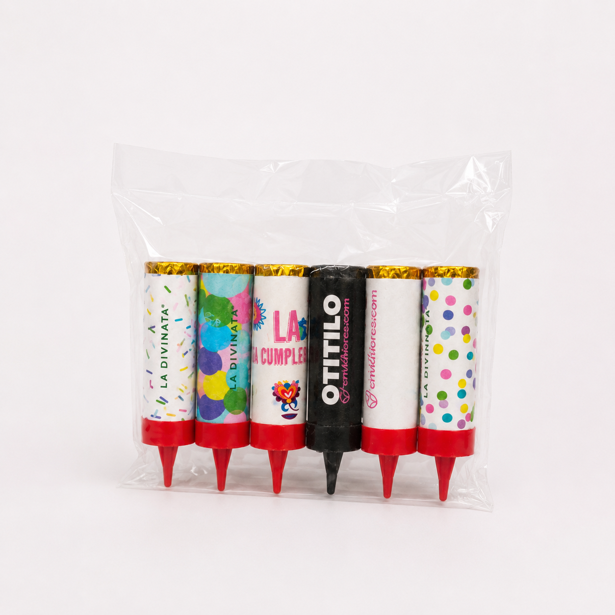 Vela Chispera Personalizada de 6 cm | Pedido Mínimo de 100 Piezas