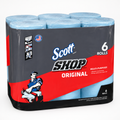 Toallas Multiusos Scott Shop Towels Original Azules – Paquete con 6 Rollos
